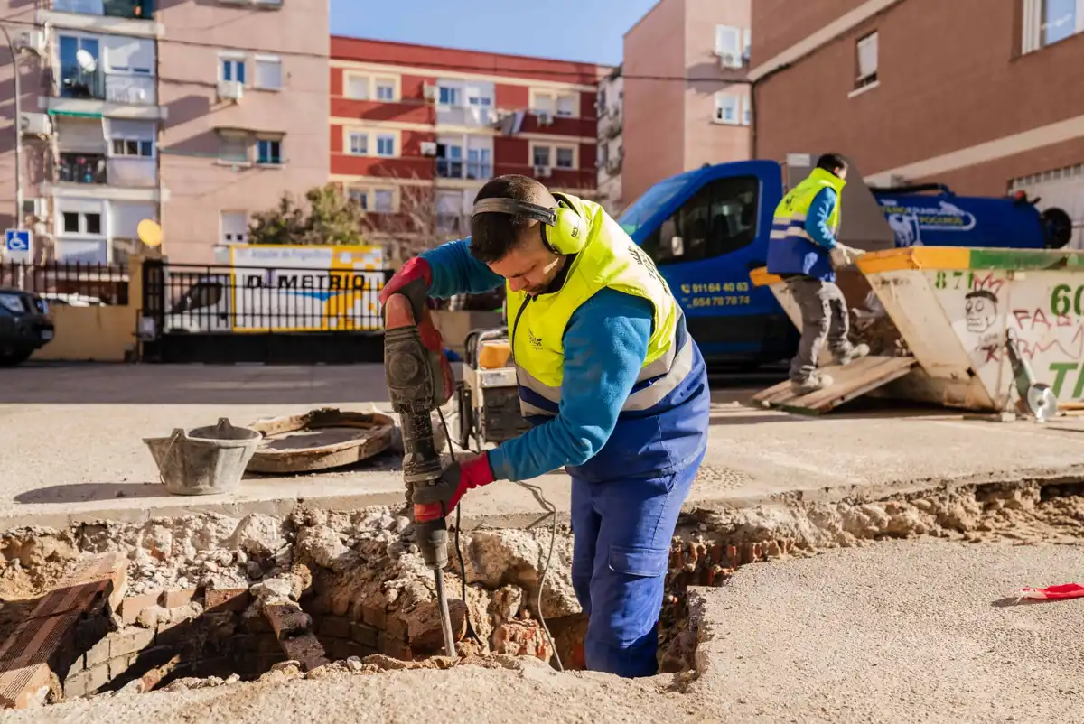 Obra de pocería de Tenofransa en Madrid